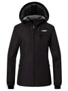 wantdo women's waterproof mountain jacket black
