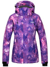 Women's Waterproof Ski Jacket Colorful Printed Winter Parka Fully Taped Seams