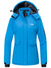 insulated waterproof jacket womens blue
