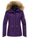 Purple snow jackets women