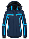 Women's Winter Waterproof Ski Jacket Windproof Snow Rain Coat Taped Seams