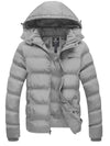 Men's Warm Puffer Jacket Winter Coat with Removable Hood