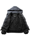 Boys Faux Leather Jacket with Removable Hood