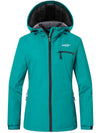 Women's Waterproof Winter Coats Mountain Ski Snowboarding Fleece Jacket with Hood
