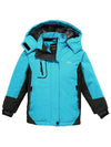 Girls Hooded Ski Fleece Winter Jacket Waterproof Raincoats