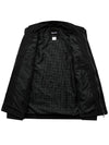 Men's Front Zip Cotton Jacket Lightweight Stand Collar