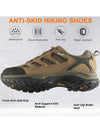 Men's Waterproof Hiking Shoes Outdoor Low Cut Hiking Boots Mountain Shoes