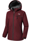 Women's Waterproof Winter Coats Mountain Ski Snowboarding Fleece Jacket with Hood